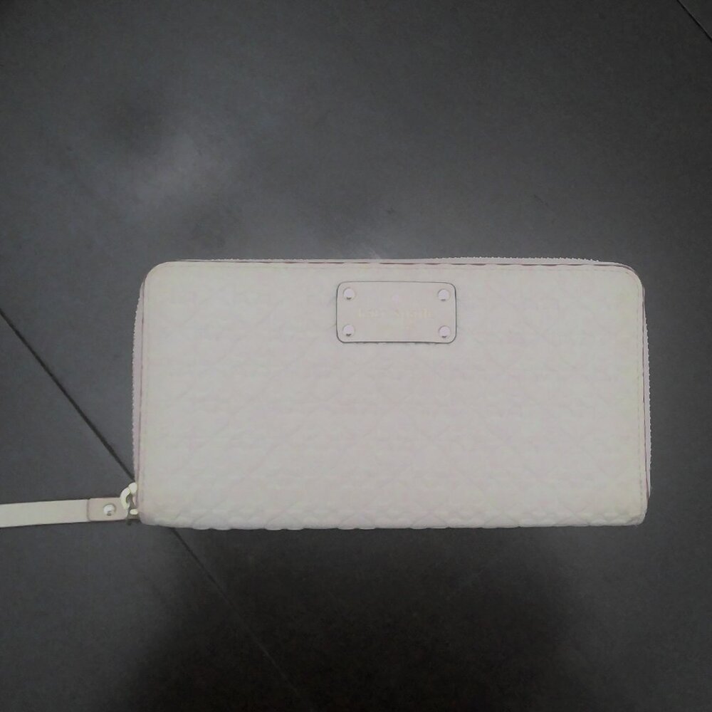 Kate Spade  Embossed Zippered Wallet